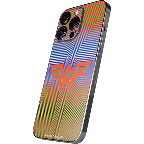 Wonder Woman 1984 (2020) Rainbow Chevron Logo iPhone 14 Pro Skin